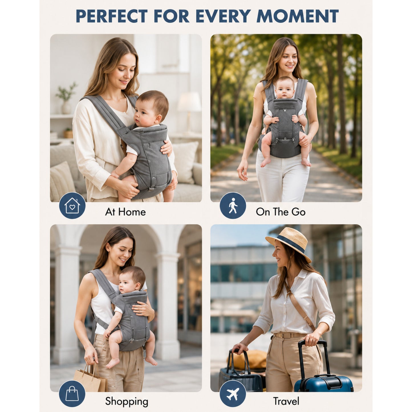 Ergonomic Baby Carrier Bag  Baby Holder Carrier